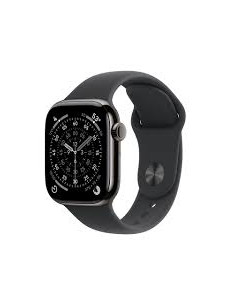APPLE WATCH SERIES 11 GPS + CELLULAR 42MM SLATE TITANIUM CASE WITH BLACK SPORT BAND S/M MF8R4W