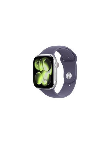 APPLE WATCH SERIES 11 GPS + CELLULAR 46MM SILVER ALUMINIUN CASE WITH PURPLE FOG SPORT BAND M/L