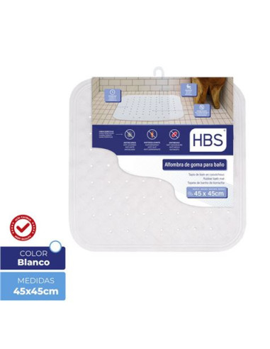 ALFOMBRA GOMA NATURAL - 450G BLANCO HBS