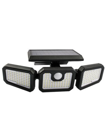 FOCO SOLAR TRIPLE CON SENSOR 800LM ELBAT