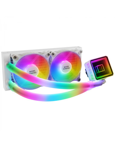 Mars Gaming ML-ULTRA240 Blanco, Refrigeración Líquida CPU, TDP 500W,