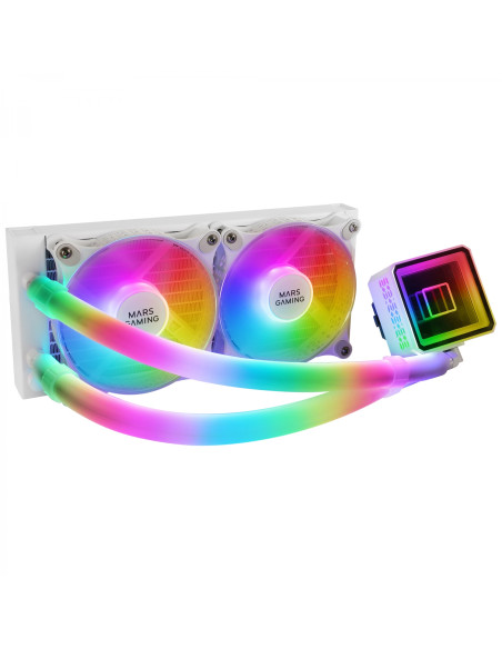 Mars Gaming ML-ULTRA240 Blanco, Refrigeración Líquida CPU, TDP 500W,