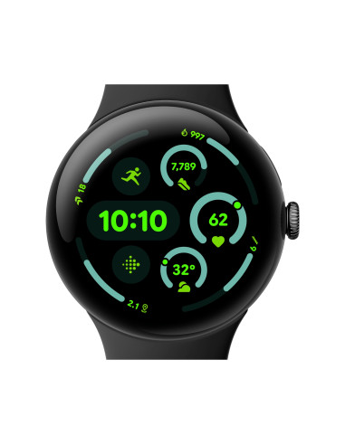 Google Pixel Watch 3 AMOLED 45 mm Digital Pantalla táctil Negro Wifi GPS (satélite)