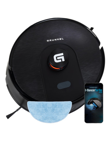 Grunkel I-DANCERTURBOLASER aspiradora robotizada 0,25 L Negro