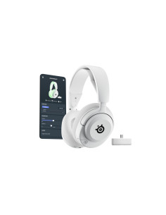 Steelseries Arctis Nova 5X Wireless Auriculares Inalámbrico Diadema Juego USB Tipo C Bluetooth Blanco