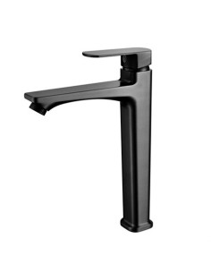 MONOMANDO LAVABO ALTO NEGRO FONTASTOCK