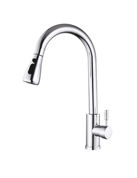 MONOMANDO FREGADERO CROMADO EXTENSIBLE