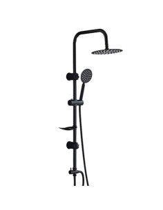 COLUMNA DE DUCHA VERTICAL SIN GRIFO NEGRA FONTASTOCK