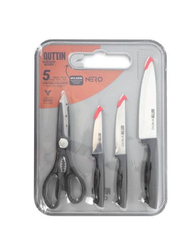 SET 5 PIEZAS DE UTENSILIOS DE COCINA NERO QUTTIN