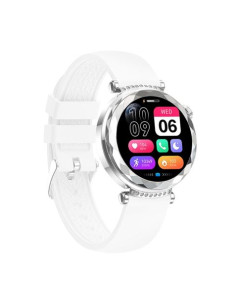 SMARTWATCH J13 1.19\" AMOLED | IP68 | DEPORTES | PLATA/BLANCO XO