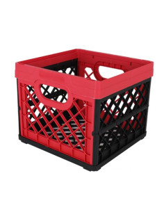 CAJA PLEGABLE 25 LITROS ROJA NEGRO TONTARELLI