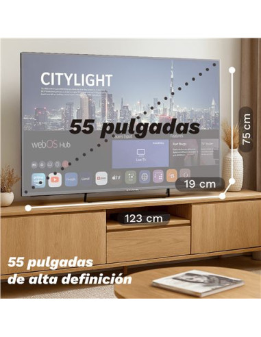 TELEVISOR QLED 55\" SMART TV WEBOS 5525W GRUNKEL