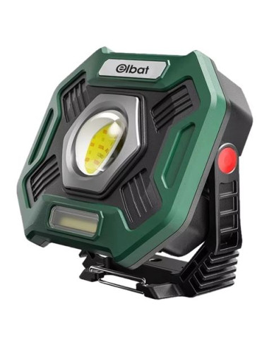 FOCO LED MULTIFUNCIÓN RECARGABLE 20W 2000LM LUZ FRIA ELBAT