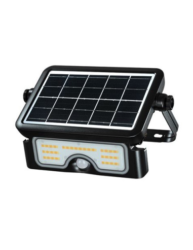 FOCO LED SOLAR 7W 900LM MULTIFUNCIÓN + CCT 3000K/4000K/6000K ELBAT