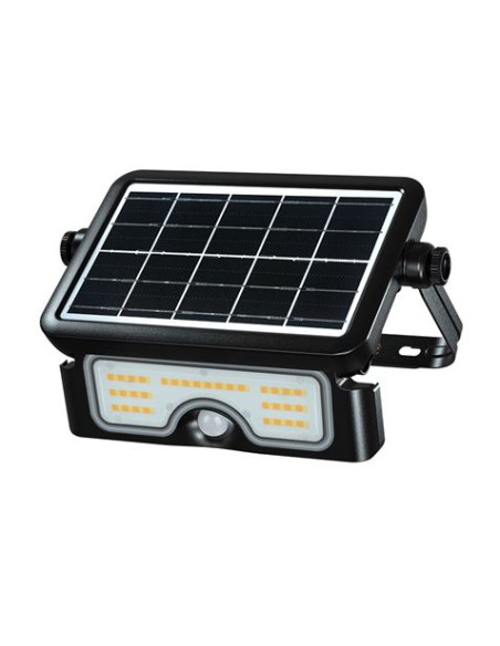 FOCO LED SOLAR 7W 900LM MULTIFUNCIÓN + CCT 3000K/4000K/6000K ELBAT