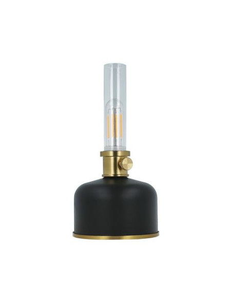 LAMPARA LED RETRO ESTILO LAMPARA DE GAS NEGRO FOREVER