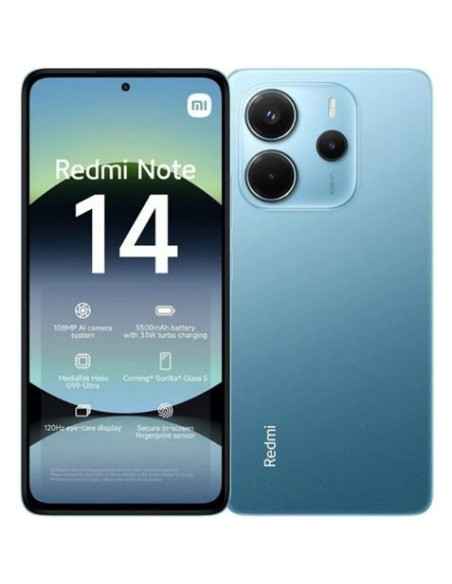 SMARTPHONE REDMI NOTE 14 6.67\" | 6GB | 128GB | AZUL | 108MPX XIAOMI