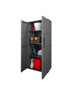 ARMARIO ALTO CON ESTANTES AJUSTABLES 680X370X1630MM ARTPLAST
