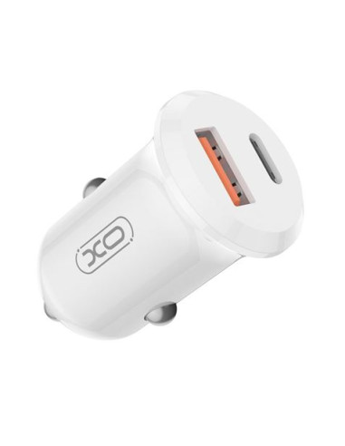 CARGADOR COCHE 2USB 30W BLANCO XO