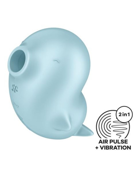 SUCCIONADOR CLITORIS CON VIBRACION SASSY SEAL SATISFYER