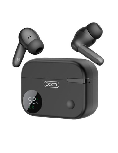 AURICULARES TWS CON CAJA LCD G34 NEGRO XO