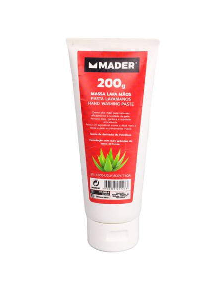 PASTA LAVAMANOS QUITAGRASAS CON AROMA ALOE VERA 200GR MADER