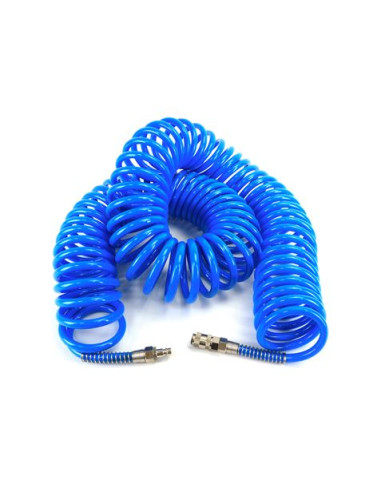 MANGUERA ESPIRAL AZUL 20 METROS AIRE COMPRIMIDO MADER