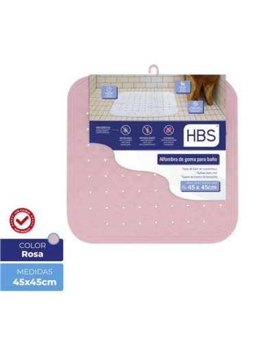 ALFOMBRA GOMA NATURAL - 450G ROSA HBS