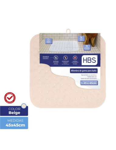 ALFOMBRA GOMA NATURAL - 450G BEIGE HBS