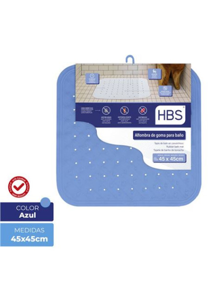 ALFOMBRA GOMA NATURAL - 450G AZUL HBS
