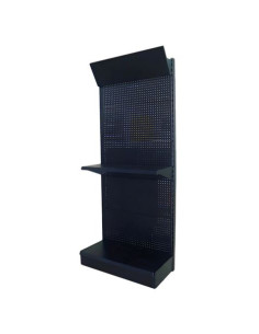 ESTANTERIA / EXPOSITOR DISPLAY 900X450X2200 COLOR NEGRO