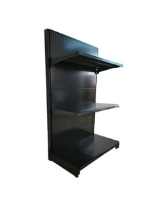 EXPOSITOR GÓNDOLA 900X450X1500MM NEGRO CROMAD