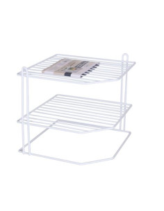 ESTANTE ORGANIZADOR ESQUINERO COCINA BLANCO