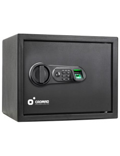CAJA FUERTE ELECTRÓNICA CON DETECTOR DE HUELLA 300X380X300MM CROMAD