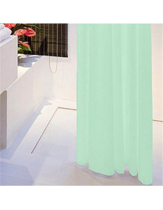 CORTINA DE BAÑO 140X180 VERDE HBS