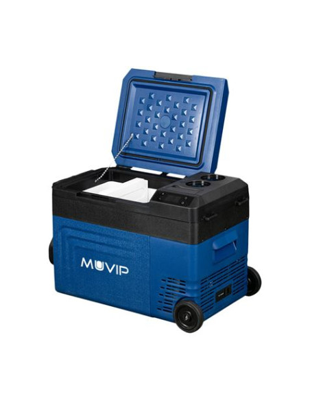 NEVERA PORTATIL CON COMPRESOR 22 LITROS 60W DOBLE ZONA MUVIP