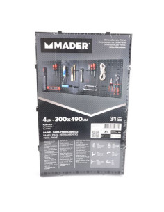 PANEL PARA HERRAMIENTAS 49X30CM 4 UNIDADES MADER