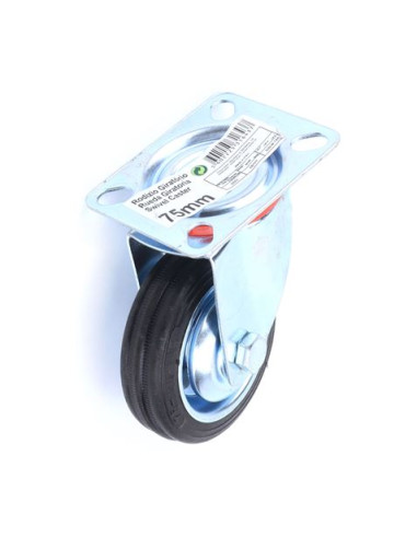 RUEDA GIRATORIA 75MM MADER