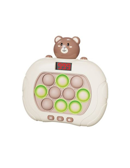 JUEGO PORTATIL POP IT PELUCHE MXPS-200 MARRON