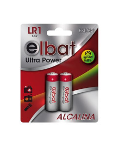 PACK 2 PCS PILAS ALCALINAS LR1 ELBAT