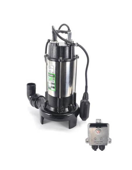 BOMBA DRENAJE AGUAS SUCIAS 1.100W CON TRITURADORA MADER