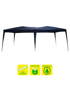 CARPA PLEGABLE ACERO 3X6 METROS AZUL OSCURO SUNGARDEN