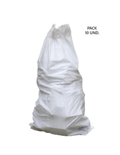 PACK 10 BOLSAS DE ESCOMBROS DE RAFIA 85X55CM 25KG SUNGARDEN