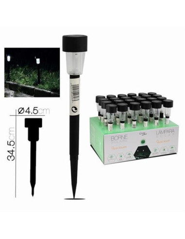 ESTACA SOLAR NEGRA 34CM