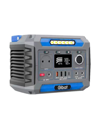 ESTACIÓN DE ENERGÍA PORTÁTIL 300W - 78.000MAH ELBAT