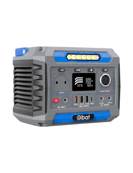 ESTACIÓN DE ENERGÍA PORTÁTIL 300W - 78.000MAH ELBAT