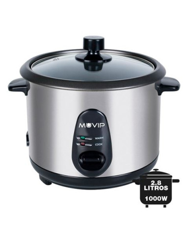 ARROCERA 2.8 LITROS 1000W INOX MUVIP