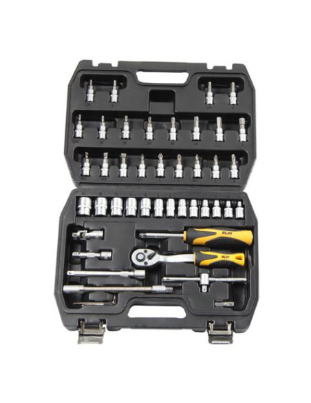 MALETIN HERRAMIENTAS C.V. 45 PCS 1/4\" BLIM