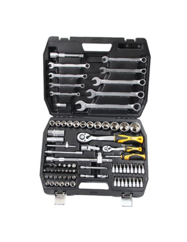 MALETIN HERRAMIENTAS C.V. 82 PCS 1/2 Y 1/4\" BLIM