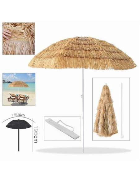 SOMBRILLA DE PLAYA COCO CON BOLSA TRANSPORTE